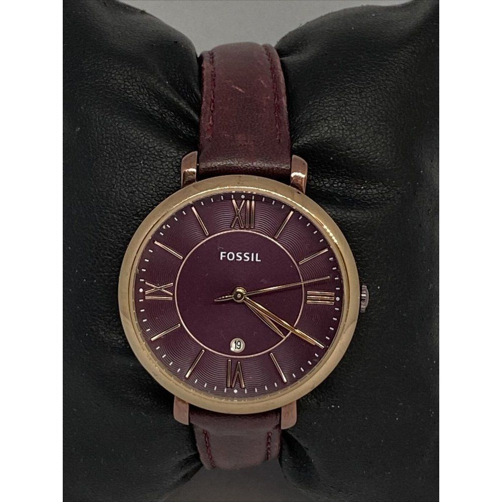 Fossil Jacqueline ES4099 Women's Leather Analog Di